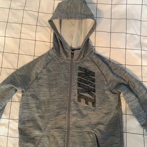 Boys youth Nike dry fit zip up hoody